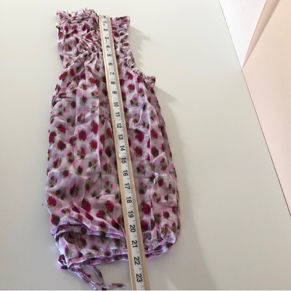 Loft Sleeveless Button Up String Tie Blouse Small - Picture 6 of 6